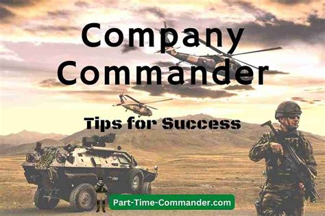 Army Company Commander Tactics