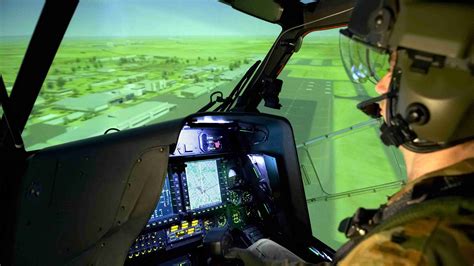 Army Helicopter Training Simulator in Action