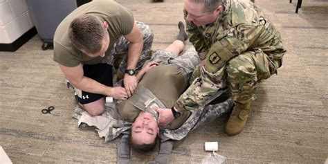 Health Care Specialist treating patient