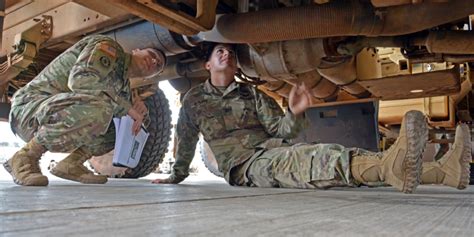 Wheeled Vehicle Mechanic working on truck