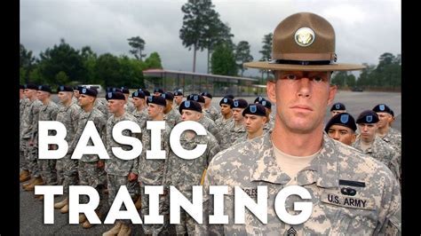 Recruits in uniform during BCT training