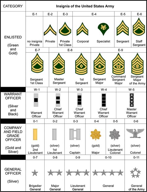 Army Rank Structure