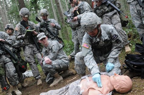 Army Recruits in Medical Training