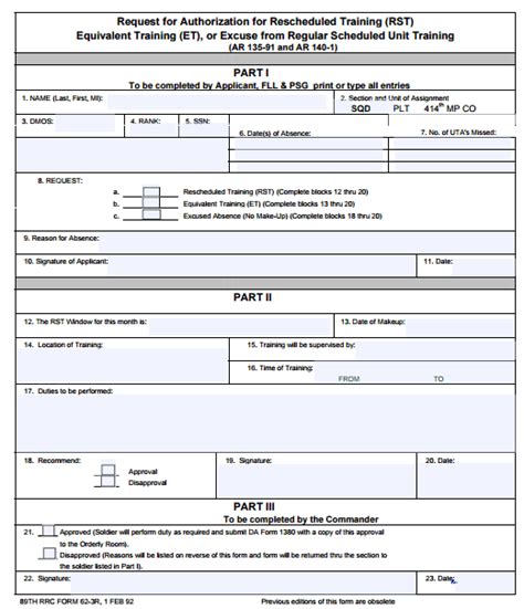 Army Reserve Other Forms of Compensation