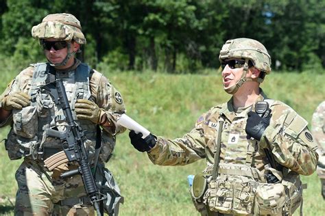 Army Reserve members training in the classroom