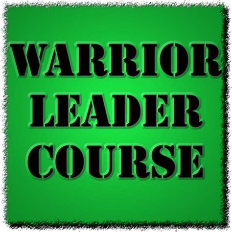 Army Warrior Leader Course