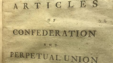 Articles of Confederation Draft