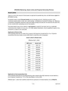 Asset Limits for Food Stamps