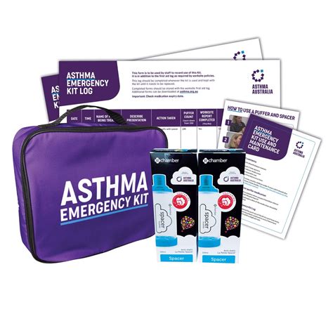 Asthma Emergency Kit Contents