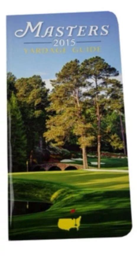 Augusta National Golf Club Yardage Book