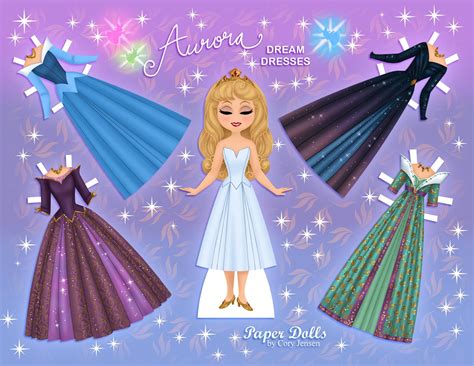 Aurora Paper Doll