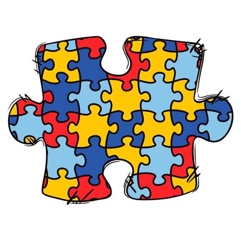 Autism Puzzle Piece Poster