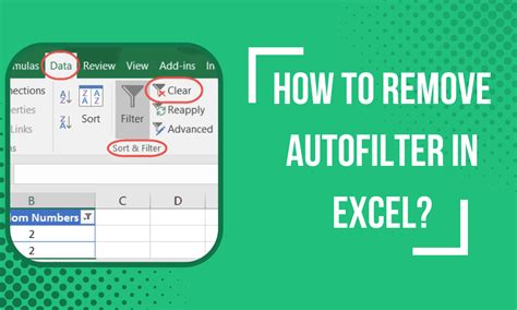 Using the AutoFilter feature in Excel