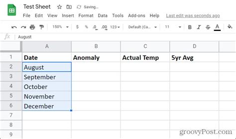 Autofill in Google Sheets Tricks