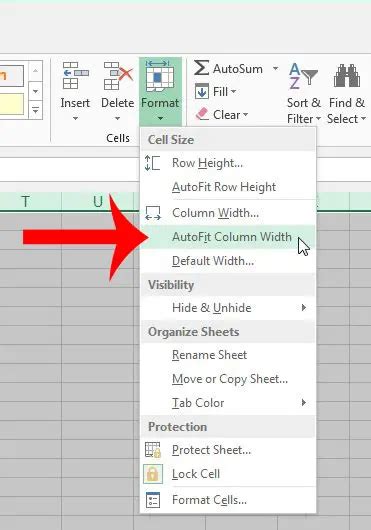 Autofit Column Width Method 3