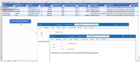 Automated Email Sending from Excel