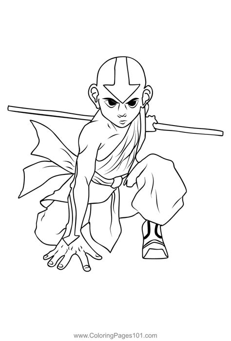 Avatar coloring page