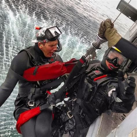 Aviation Rescue Swimmer in Action