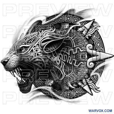 Aztec Jaguar Tattoo Ideas