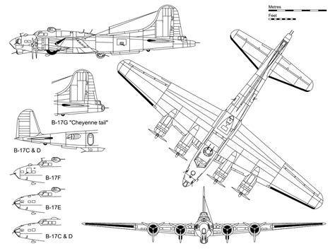 B-17 Bomber Blueprints