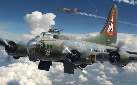 B-17 Flying Fortress in flight