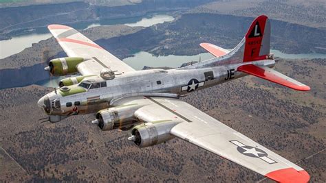 B-17 Flying Fortress on ground