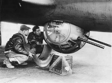 A gun turret on a B-17 Flying Fortress