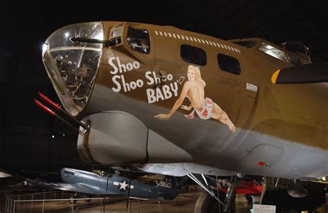 Nose art on a B-17 Flying Fortress