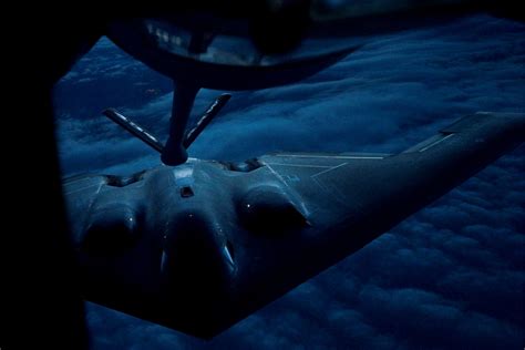 B-2 Bomber at night