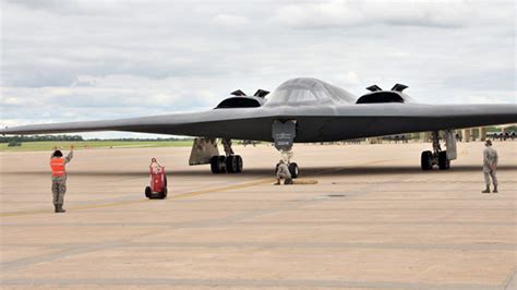 B-2 Bomber undergoing maintenance