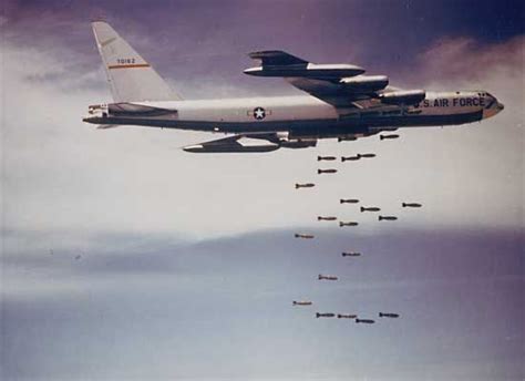 Early B-52 prototype in flight