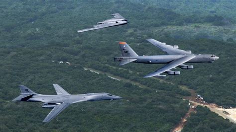 B-52 Stratofortress flying in formation