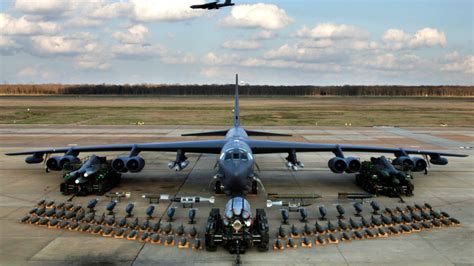 B-52 undergoing maintenance and upgrades