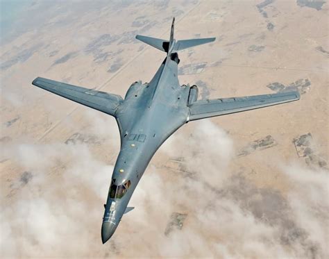 B1 Bomber In Flight