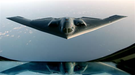 B-2 Stealth Bomber taking off