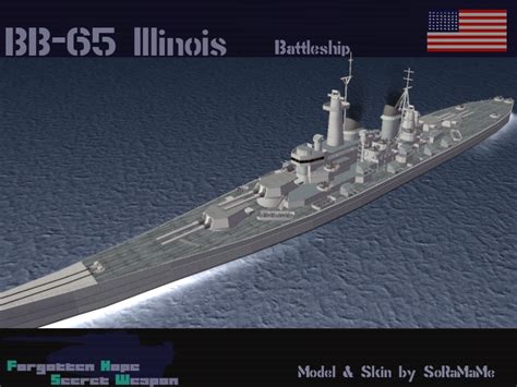 BB65 USS Illinois