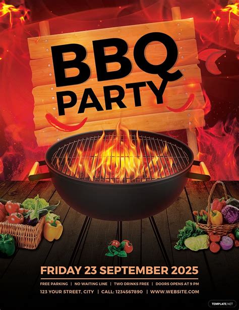 BBQ Flyer Template 1