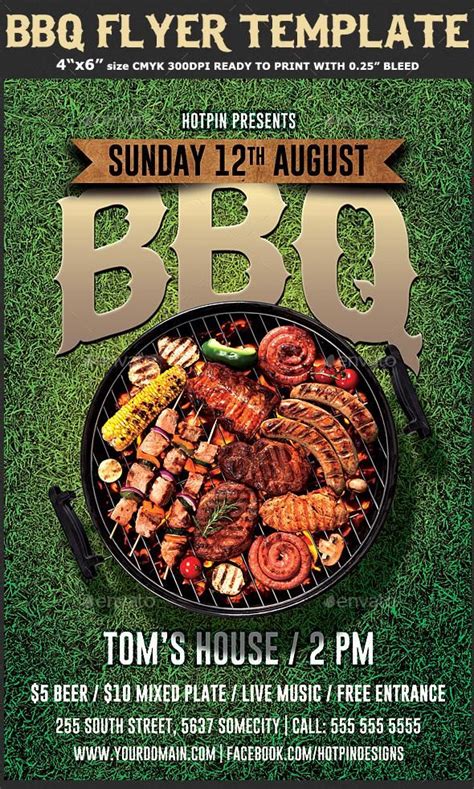 BBQ Flyer Template 3