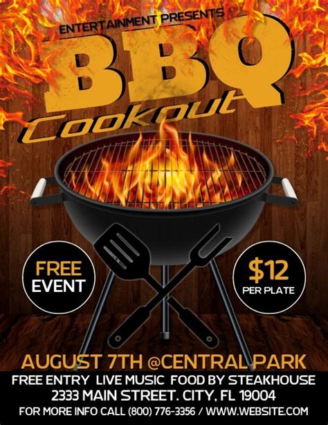 BBQ Flyer Template 9