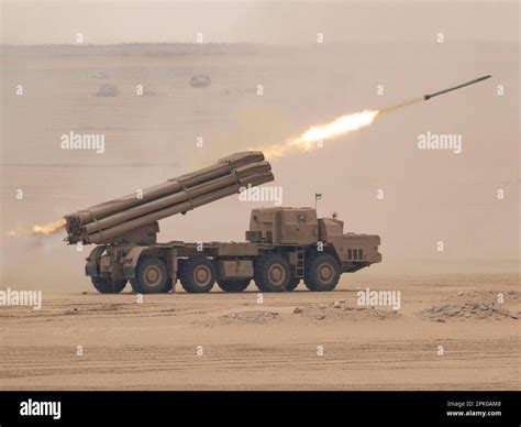 BM-30 Smerch training exercise