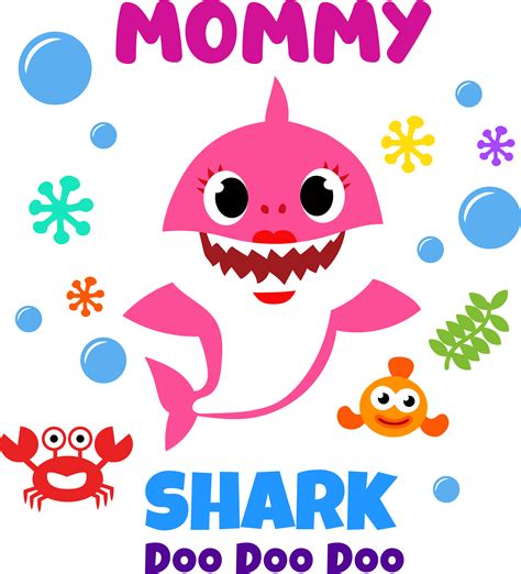 Baby Shark Mommy Shark Coloring Page 10