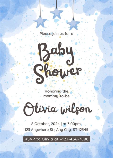 Baby Shower Templates Gallery