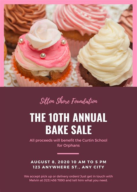 Bake Sale Flyer Templates