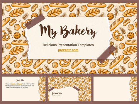 Bakery PowerPoint Template for a Fun Presentation