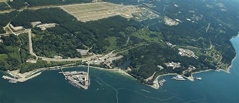 Bangor Naval Base Aerial View