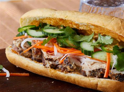 Banh mi, a crispy Vietnamese sandwich