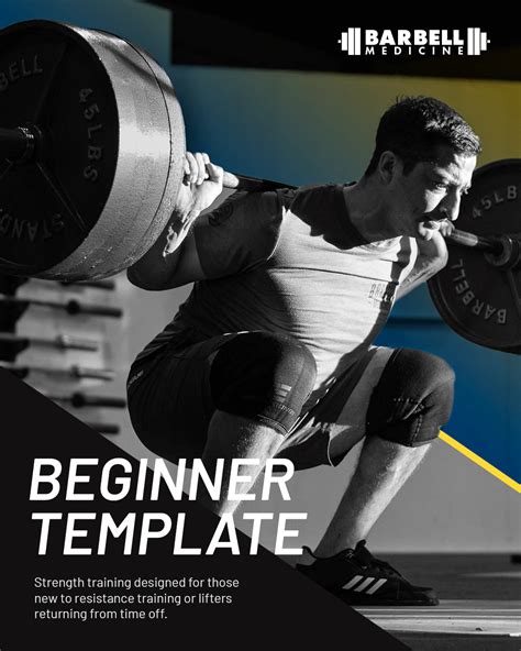 Barbell Medicine Workout Template Example