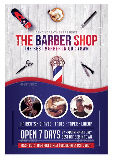 Cost-Effective Solution For Barber Shop Flyer Templates