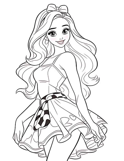 Barbie Coloring Pages