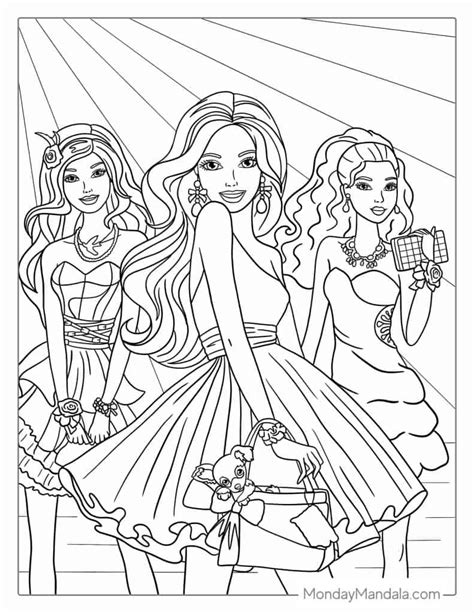 Barbie Coloring Pages